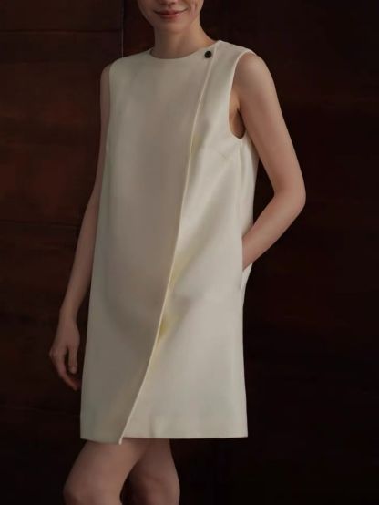 Herta Textured Shift Dress