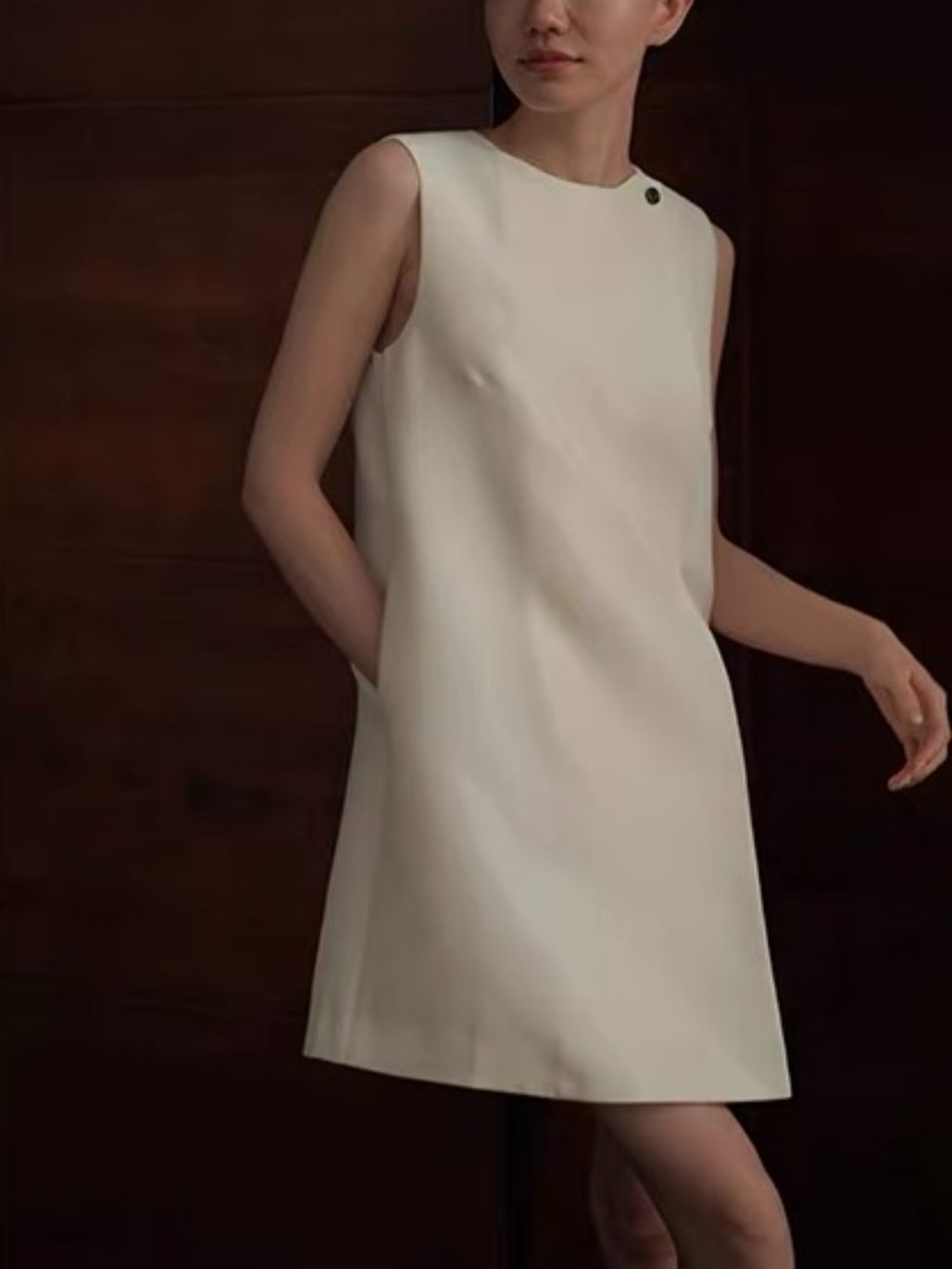 Herta Textured Shift Dress