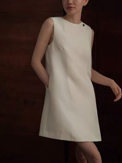 Herta Textured Shift Dress