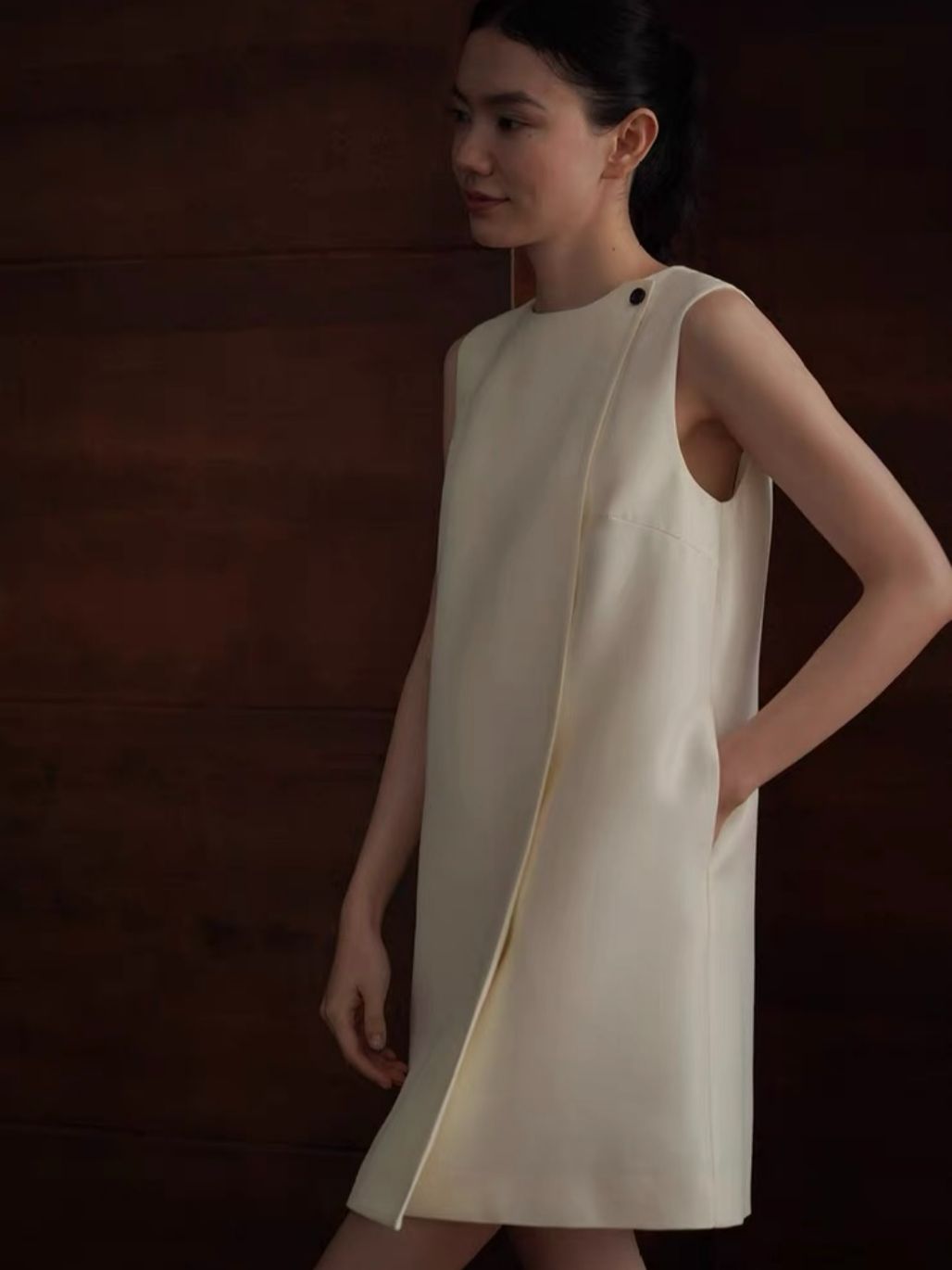 Herta Textured Shift Dress