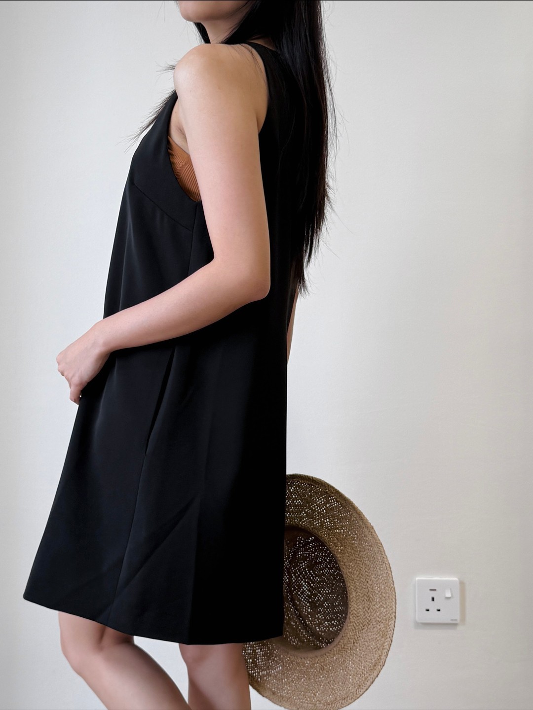 Moony Draped Fringe Mini Dress