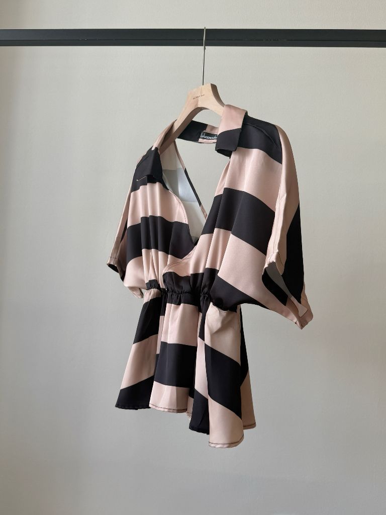 Vedha Bold Stripes Binding Top