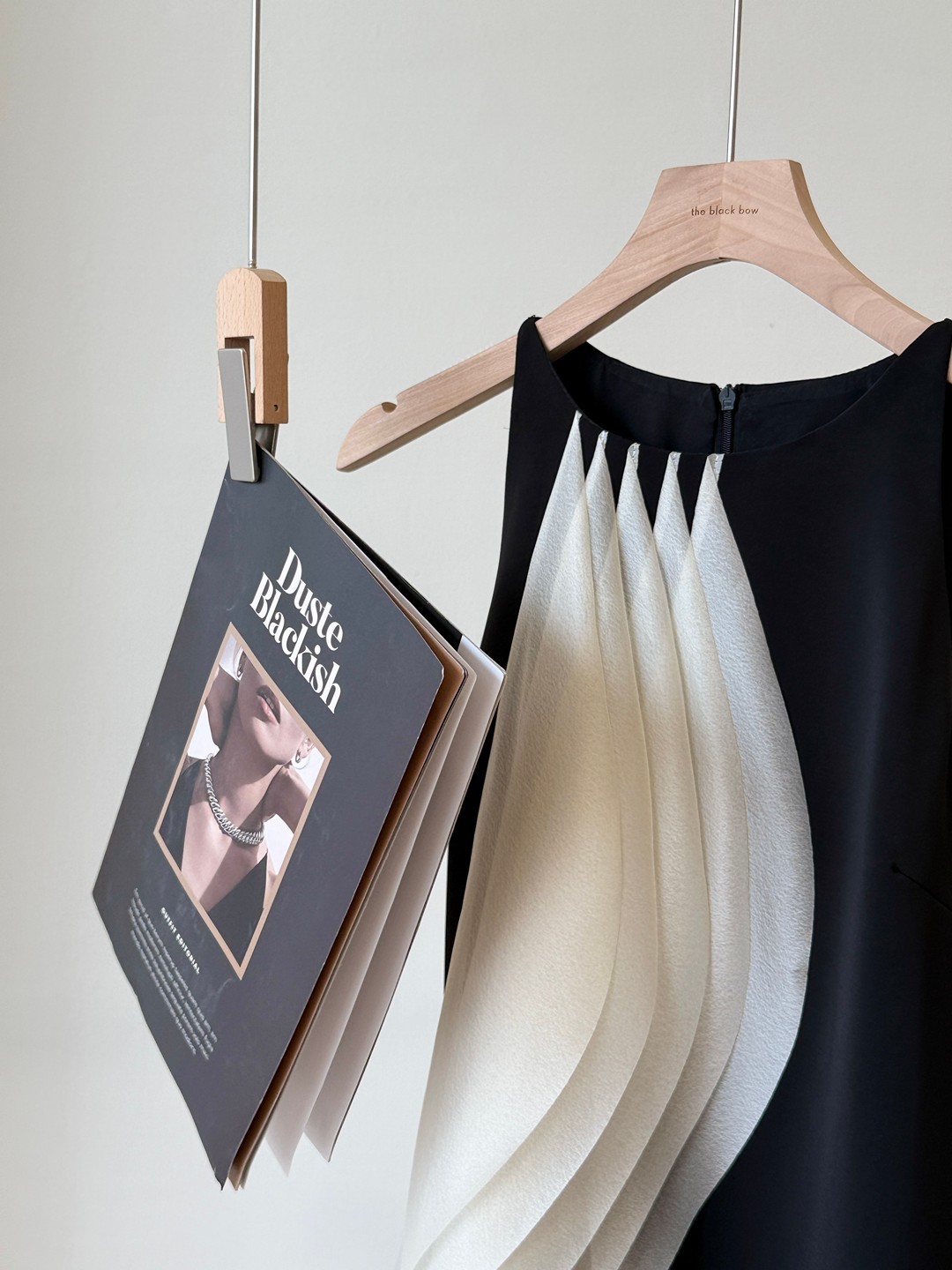 Moony Draped Fringe Mini Dress