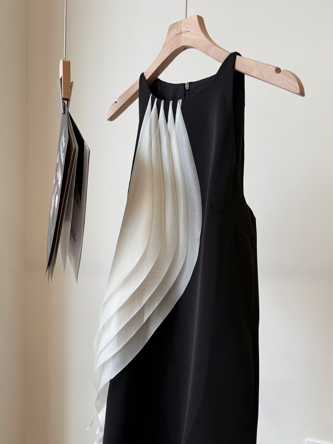Moony Draped Fringe Mini Dress