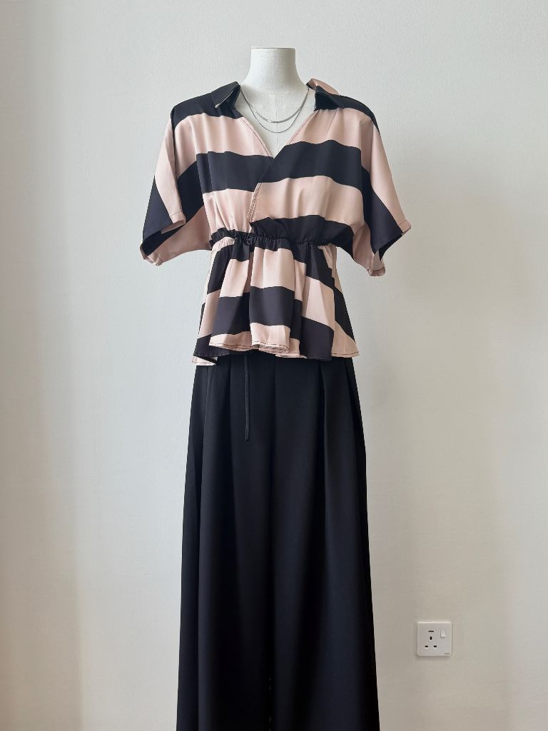Vedha Bold Stripes Binding Top