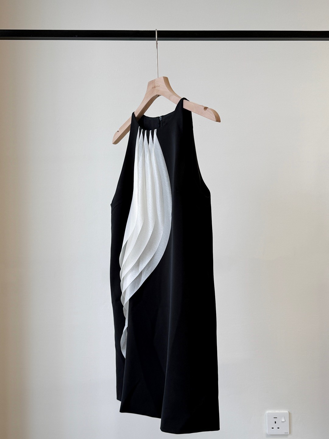 Moony Draped Fringe Mini Dress