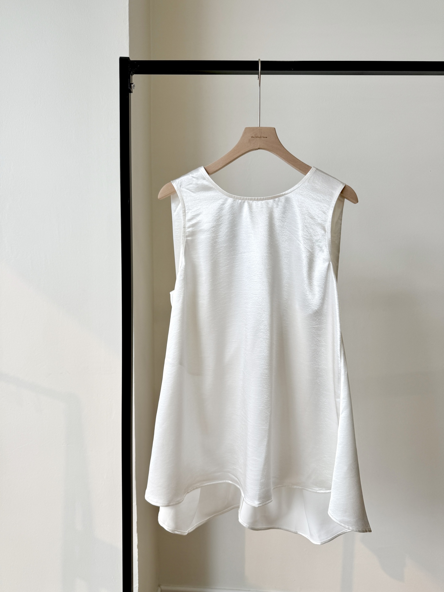 Mandy Back Knot Satin Top