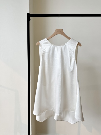 Mandy Back Knot Satin Top