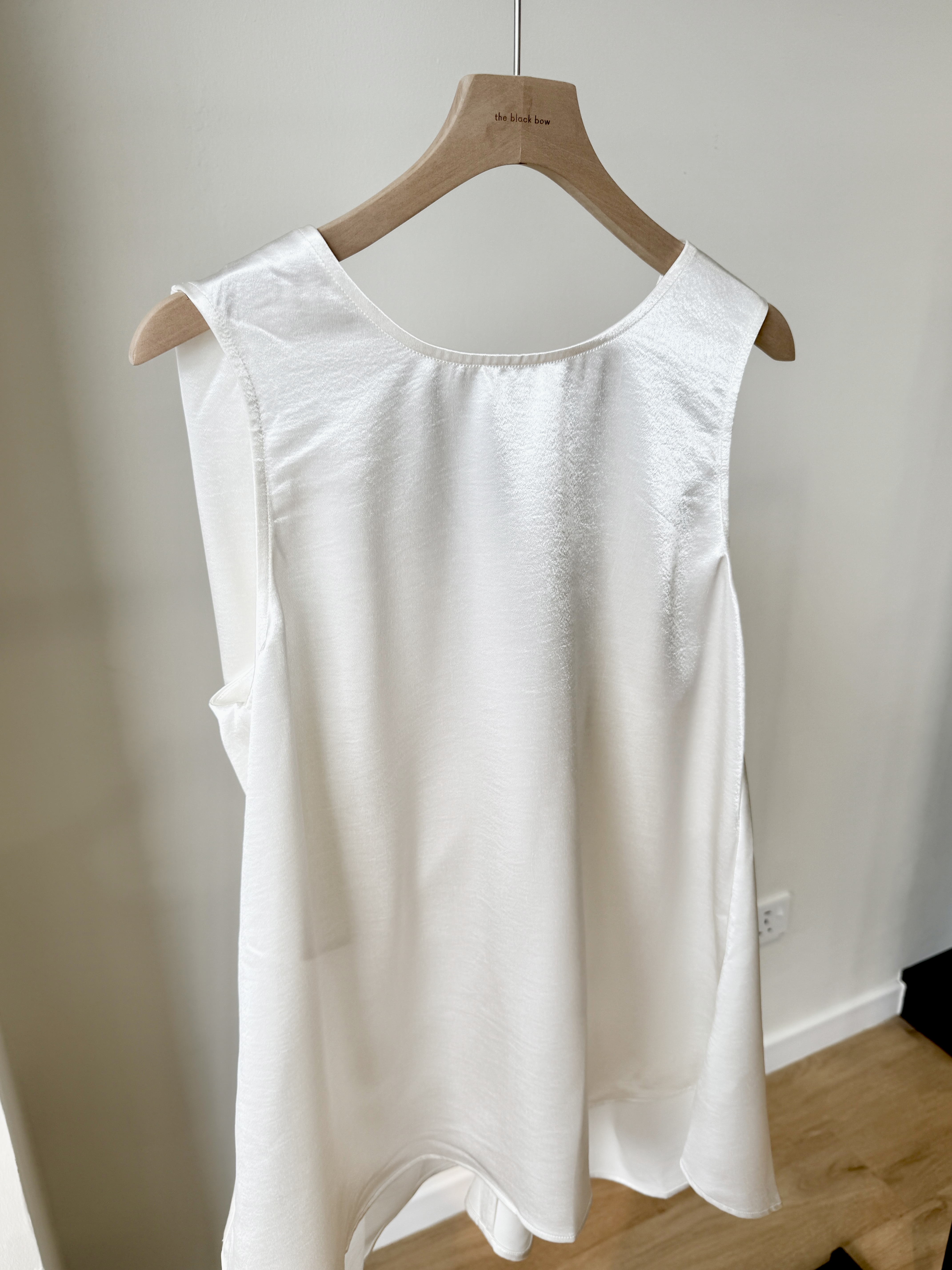 Mandy Back Knot Satin Top