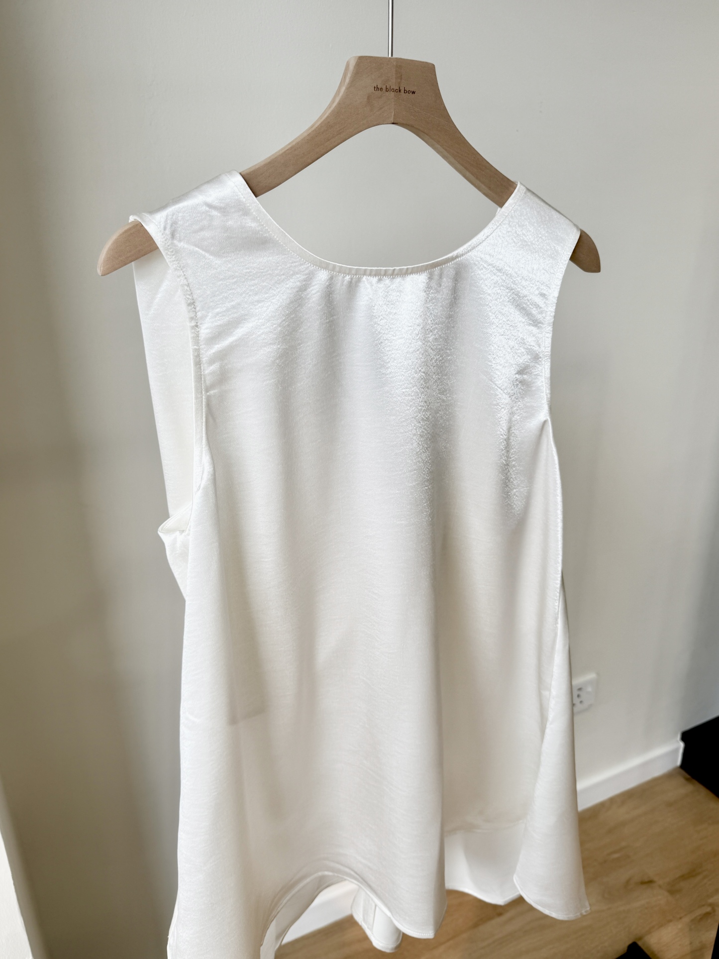 Mandy Back Knot Satin Top