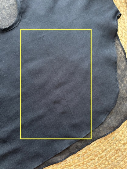 Viori Sheer Linen Top (Rejected-Free size)