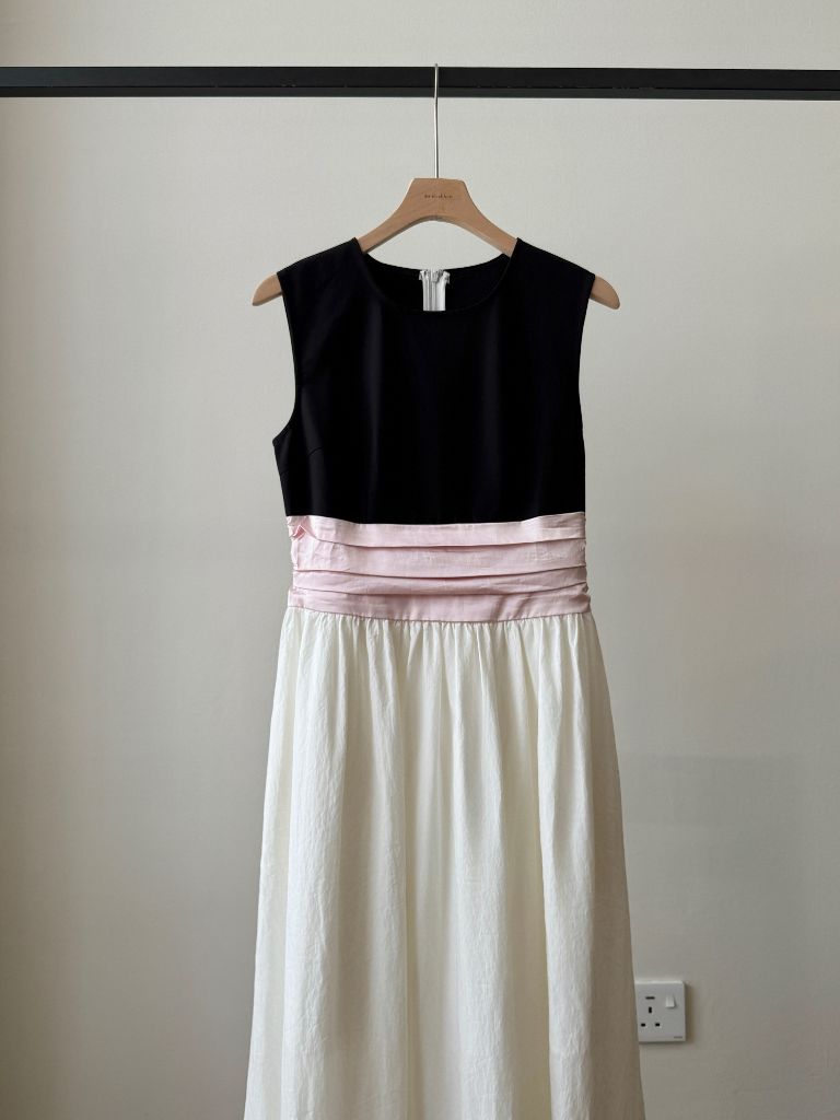 Varya Color Contrast Prom Dress