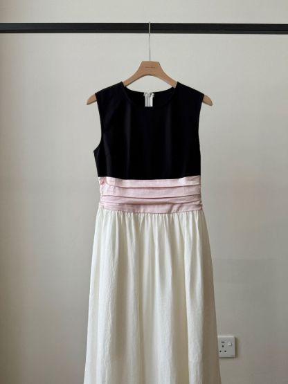 Varya Color Contrast Prom Dress