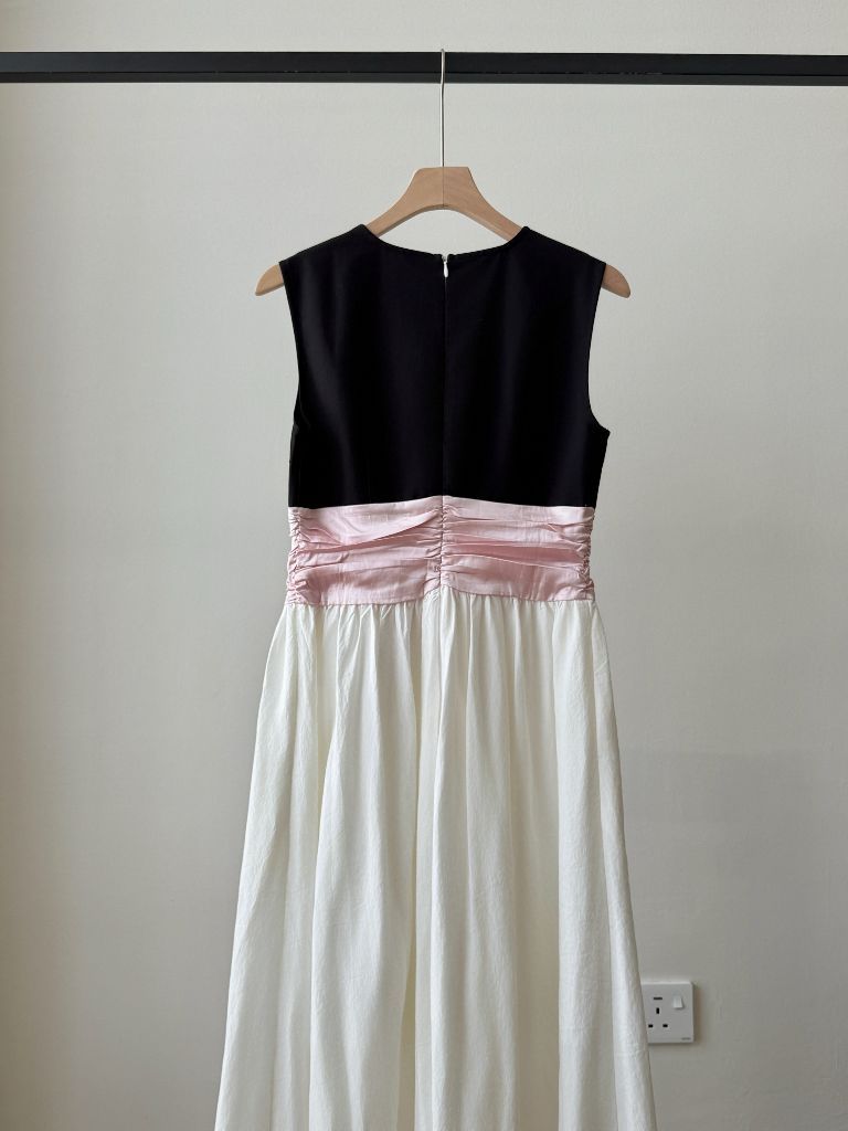 Varya Color Contrast Prom Dress