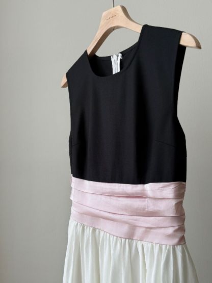 Varya Color Contrast Prom Dress