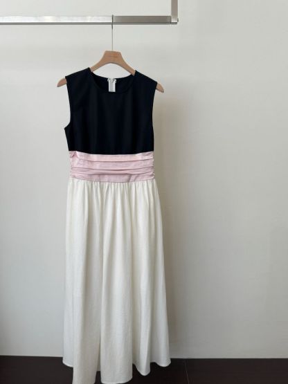 Varya Color Contrast Prom Dress