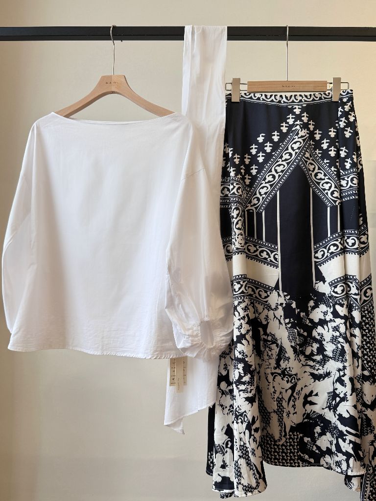 Veronica Off Shoulder Lantern Sleeve Top