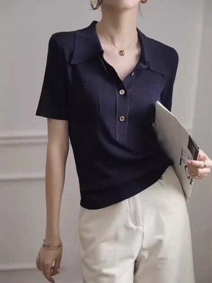 Liam Collar Knit Top