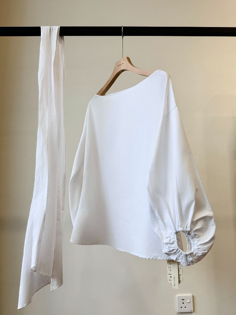 Veronica Off Shoulder Lantern Sleeve Top