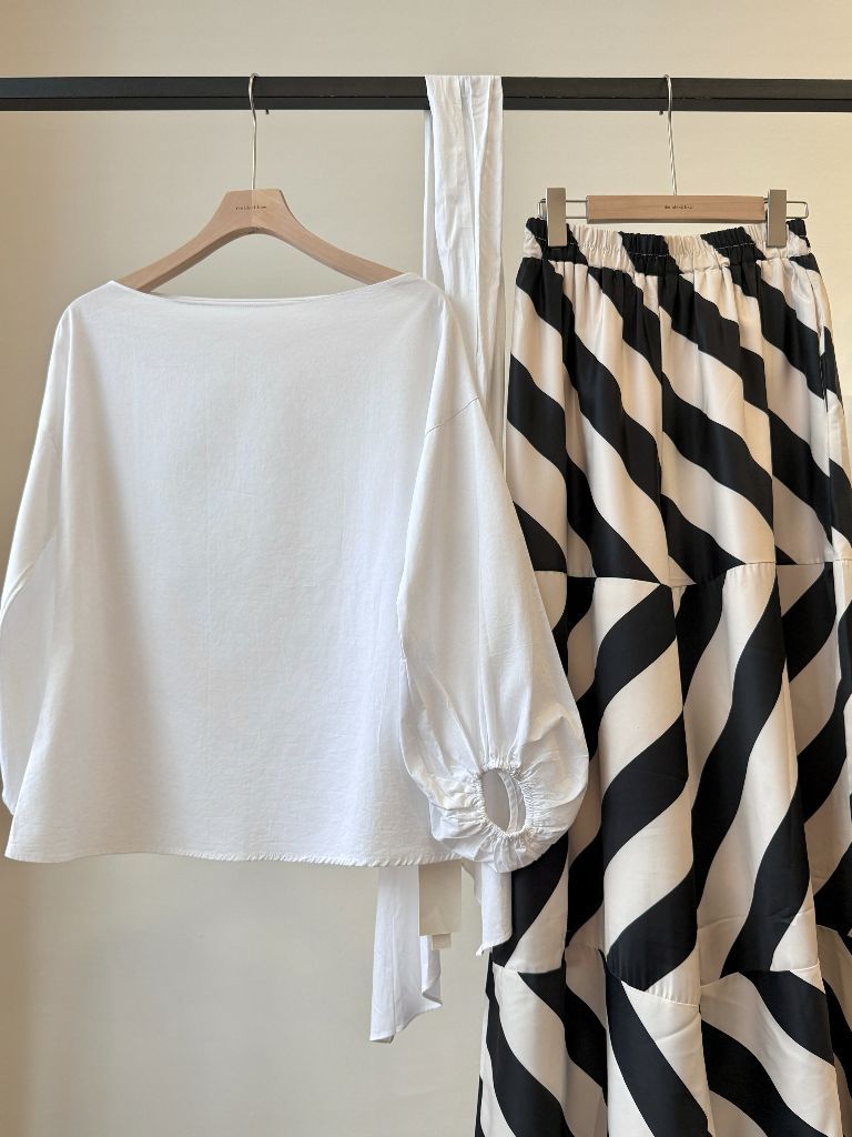 Veronica Off Shoulder Lantern Sleeve Top