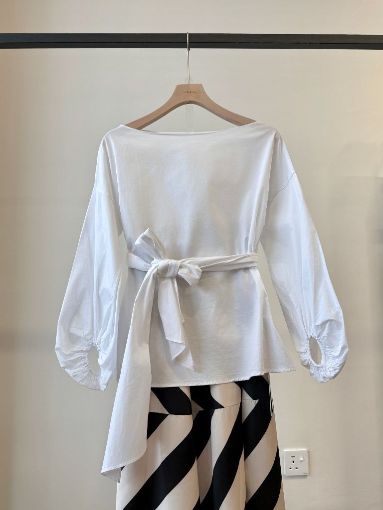 Veronica Off Shoulder Lantern Sleeve Top