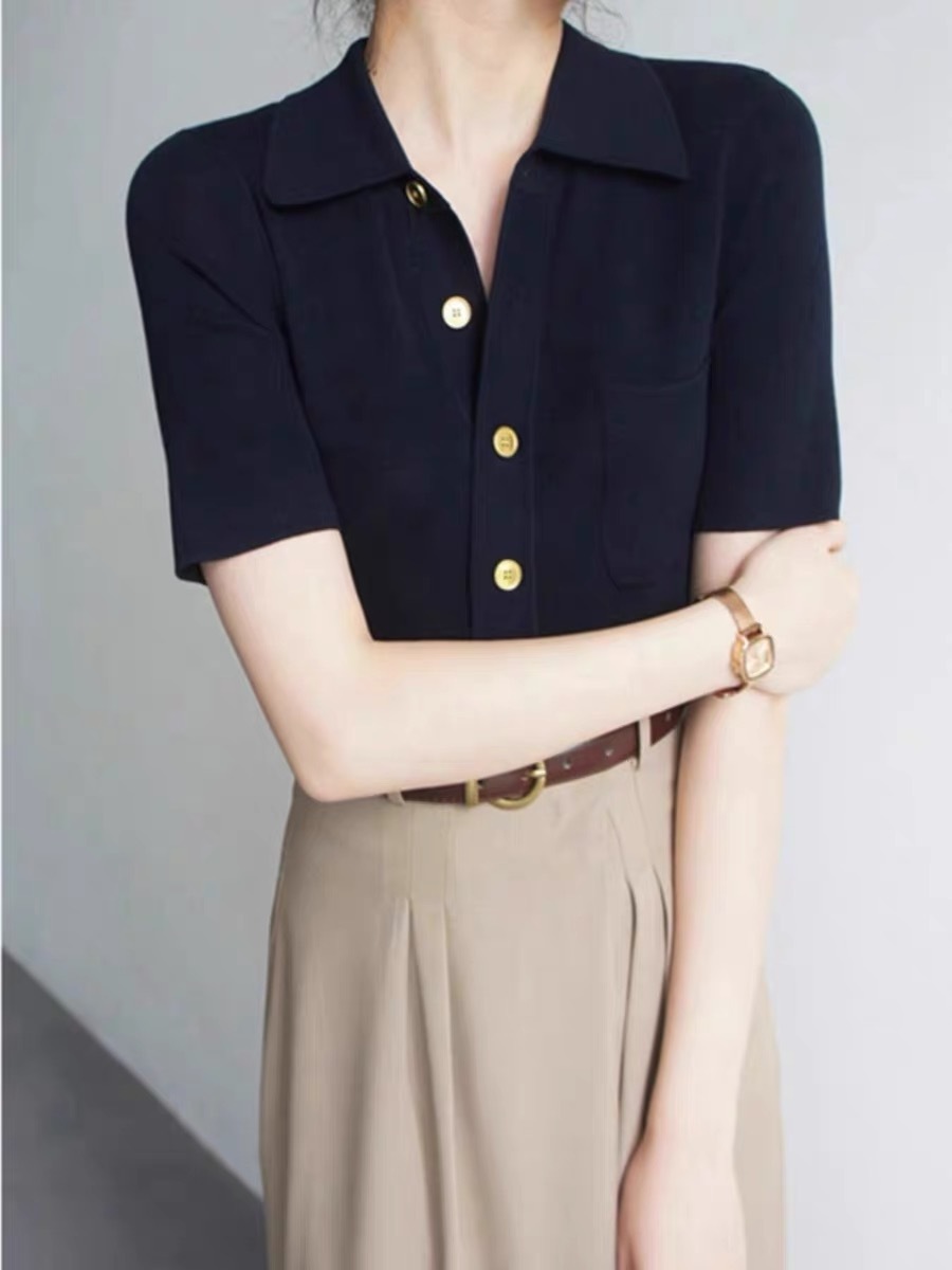 Liam Collar Knit Top