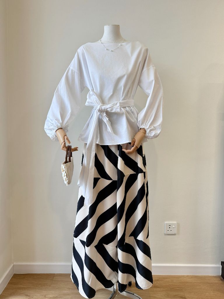 Veronica Off Shoulder Lantern Sleeve Top