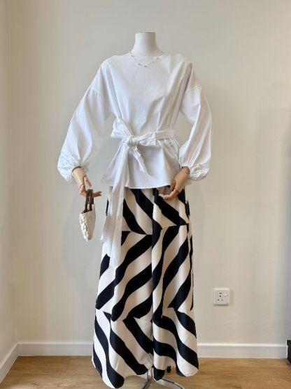 Veronica Off Shoulder Lantern Sleeve Top