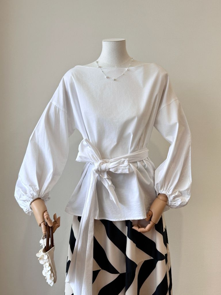 Veronica Off Shoulder Lantern Sleeve Top