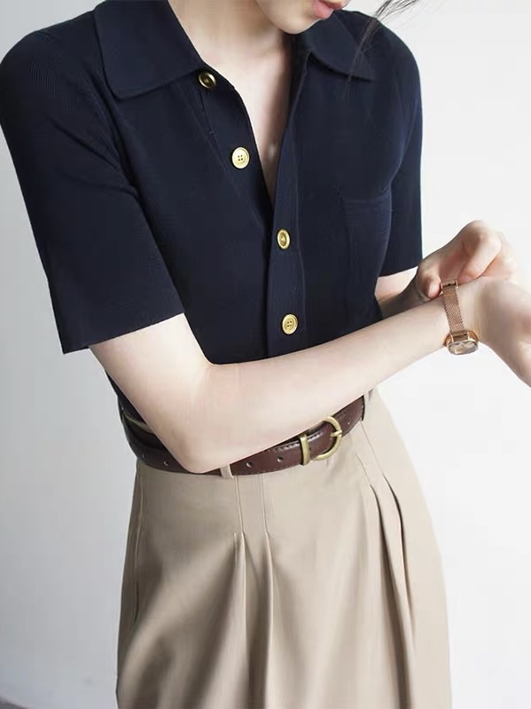 Liam Collar Knit Top