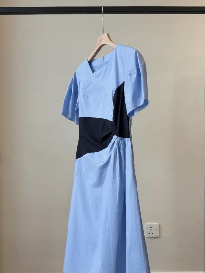 Vaeda Puff Sleeve A-Line Dress