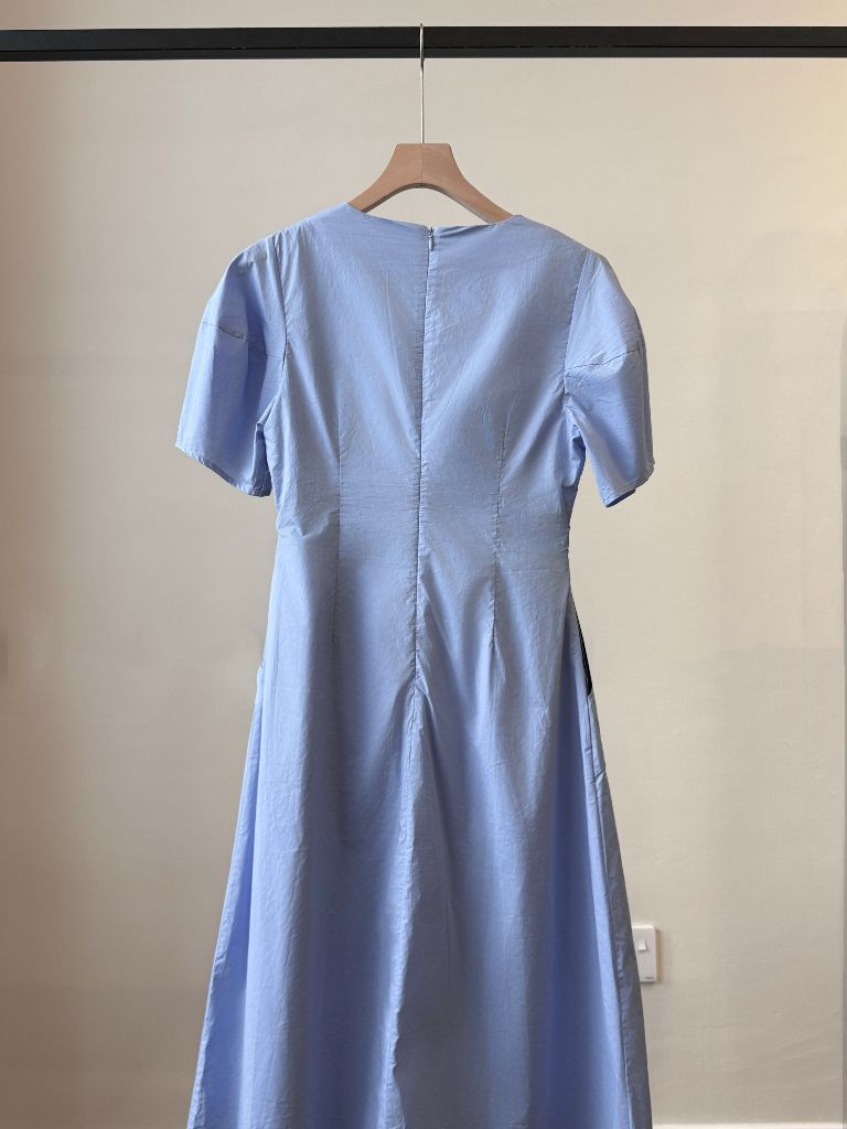 Vaeda Puff Sleeve A-Line Dress