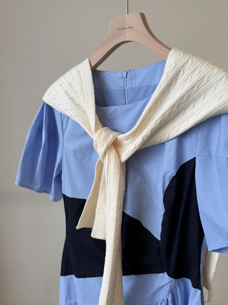 Vaeda Puff Sleeve A-Line Dress