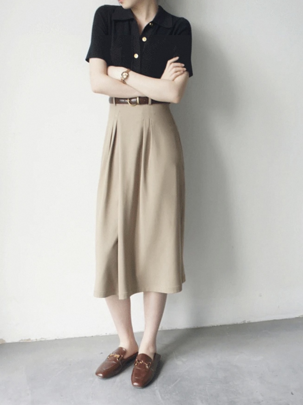 Liam Collar Knit Top