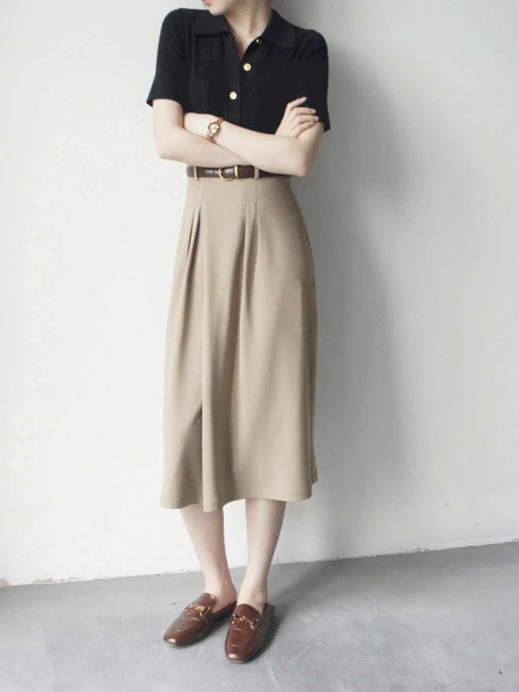 Liam Collar Knit Top