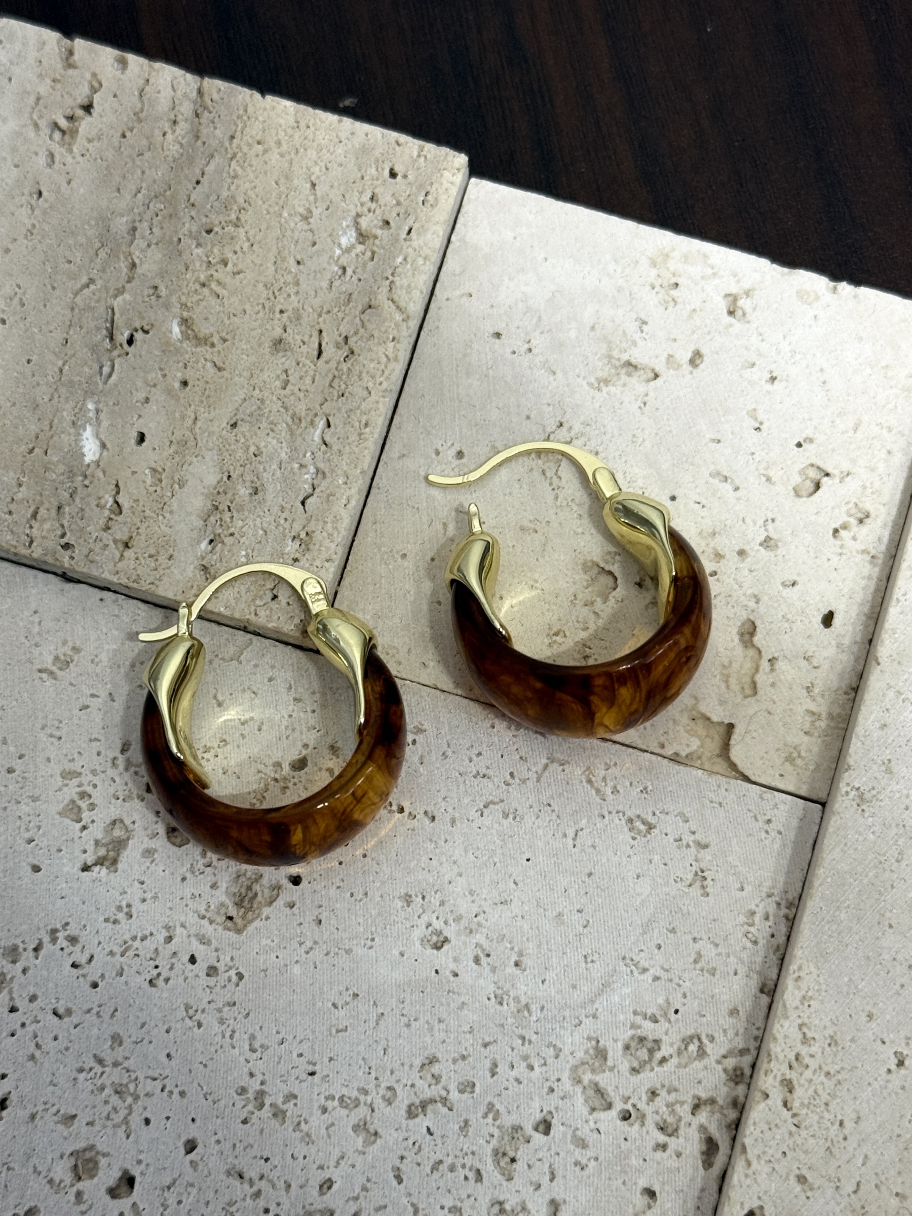 Muu-Na Amber Hoop Earrings