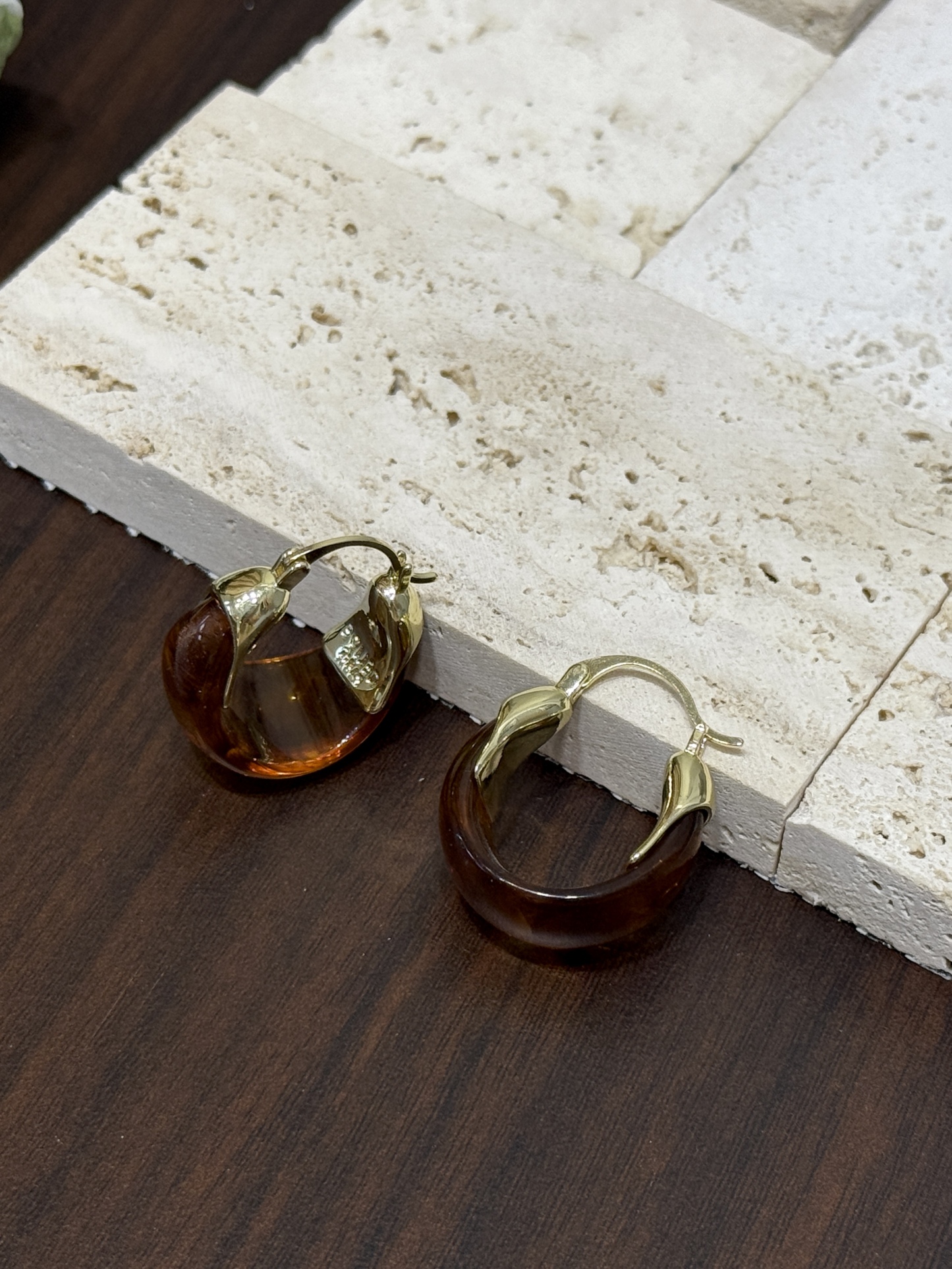 Muu-Na Amber Hoop Earrings