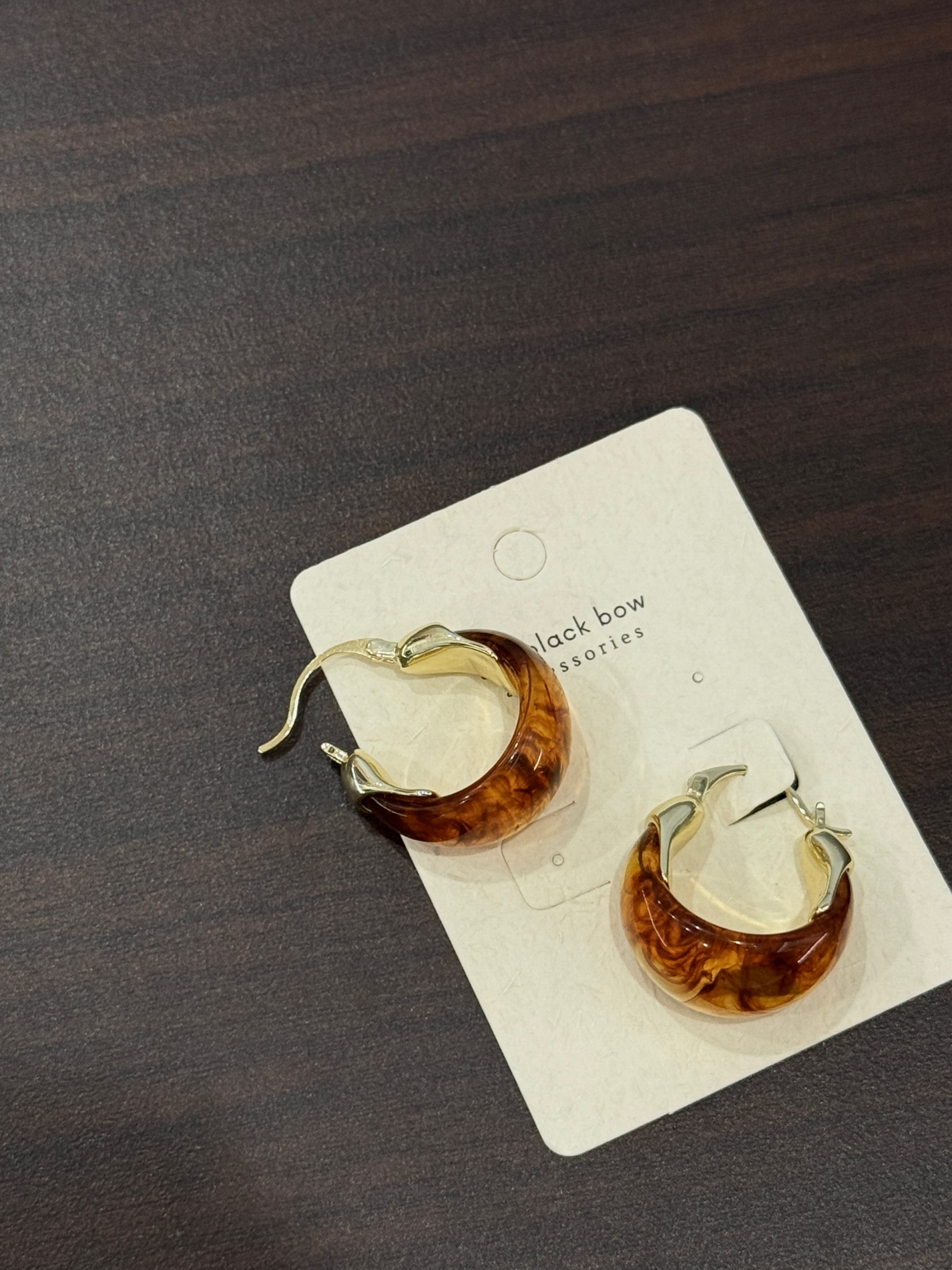 Muu-Na Amber Hoop Earrings