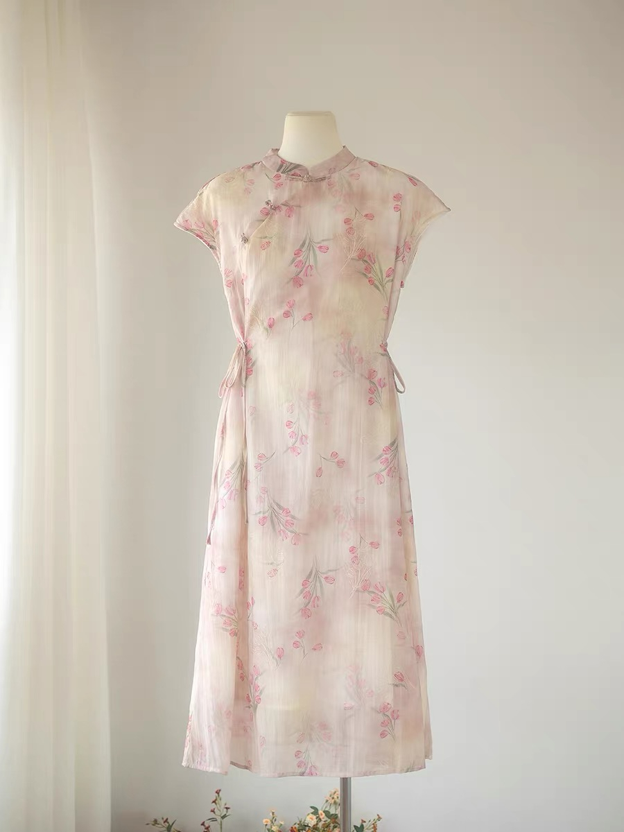 Pan An Floral Oriental Dress