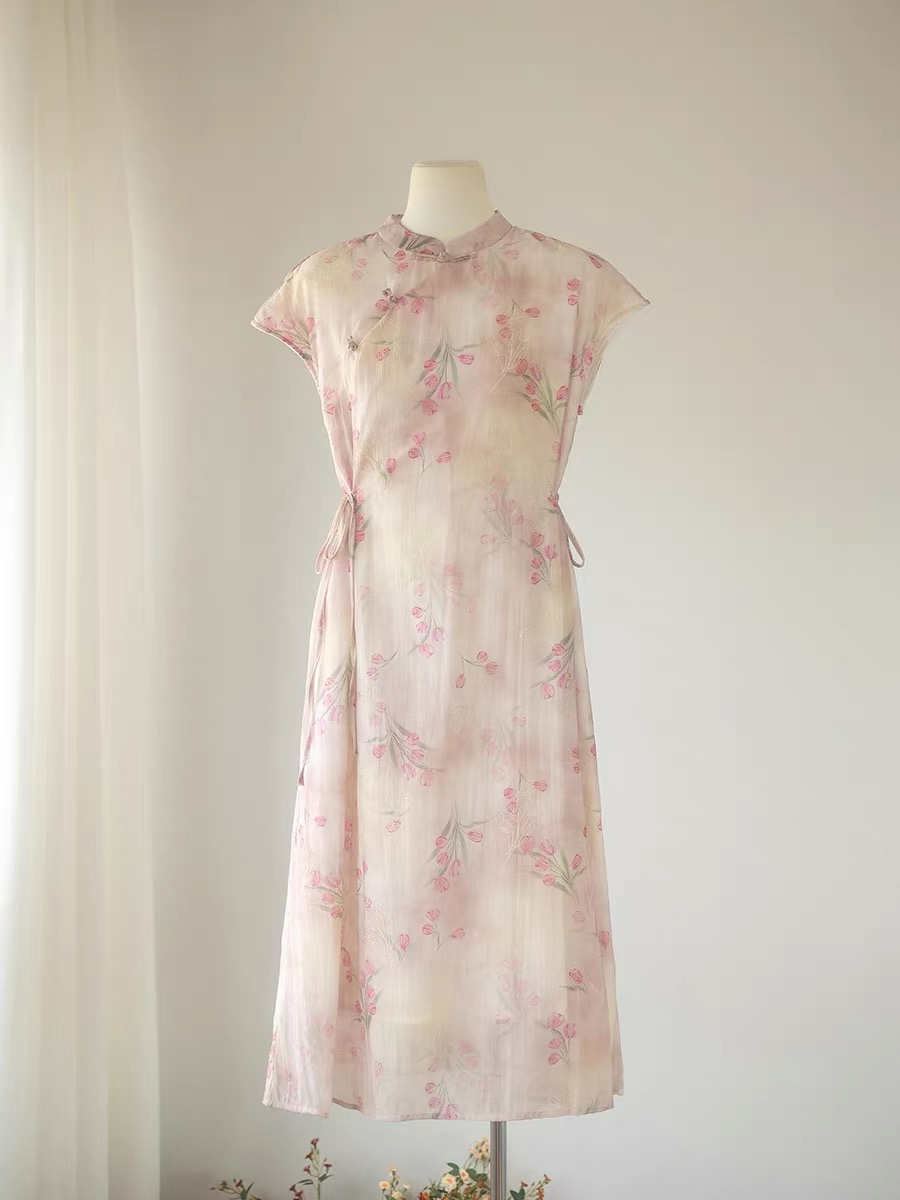 Pan An Floral Oriental Dress