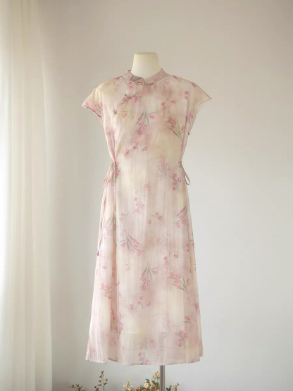 Pan An Floral Oriental Dress