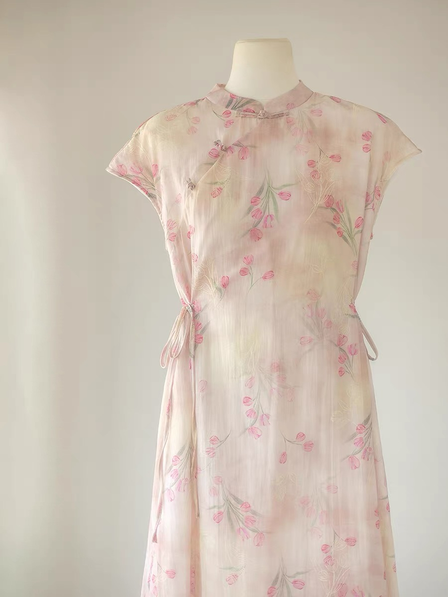 Pan An Floral Oriental Dress