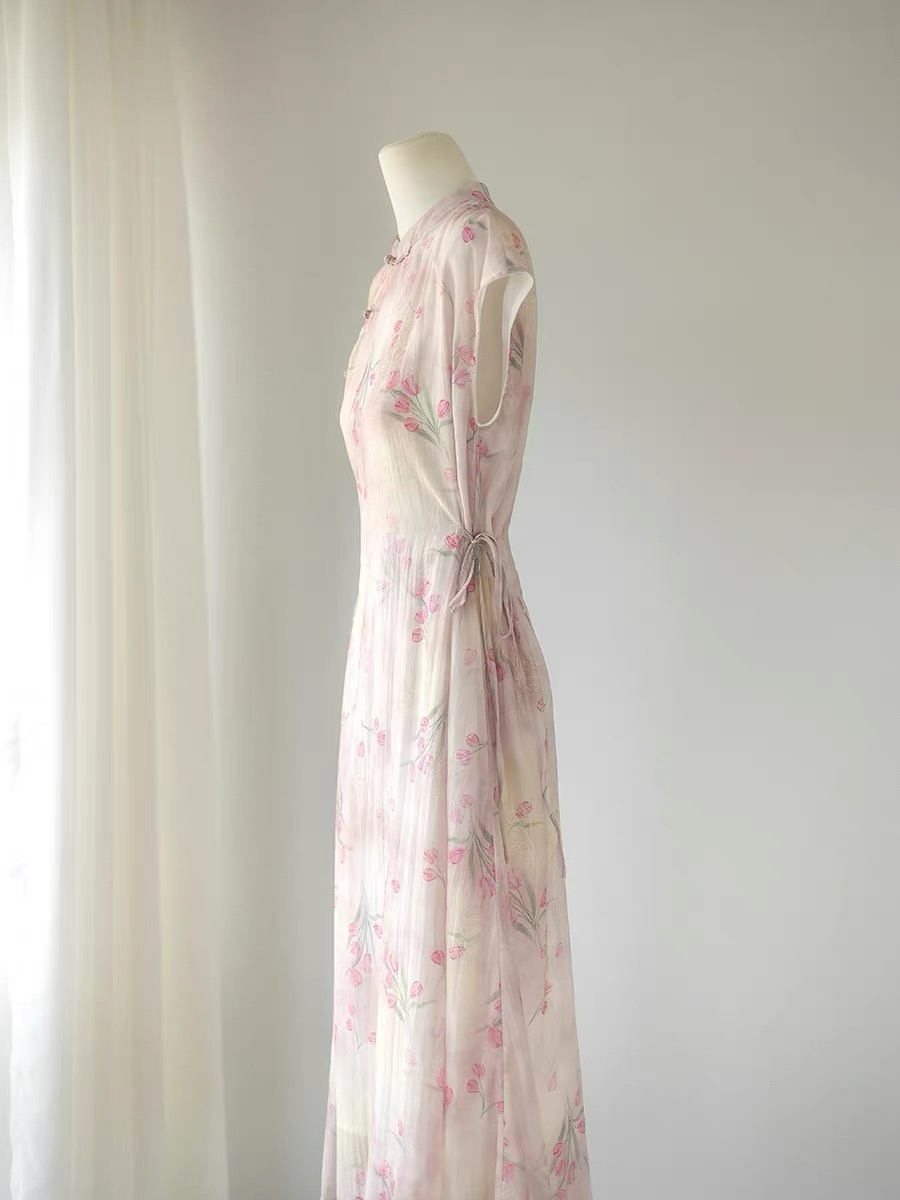 Pan An Floral Oriental Dress