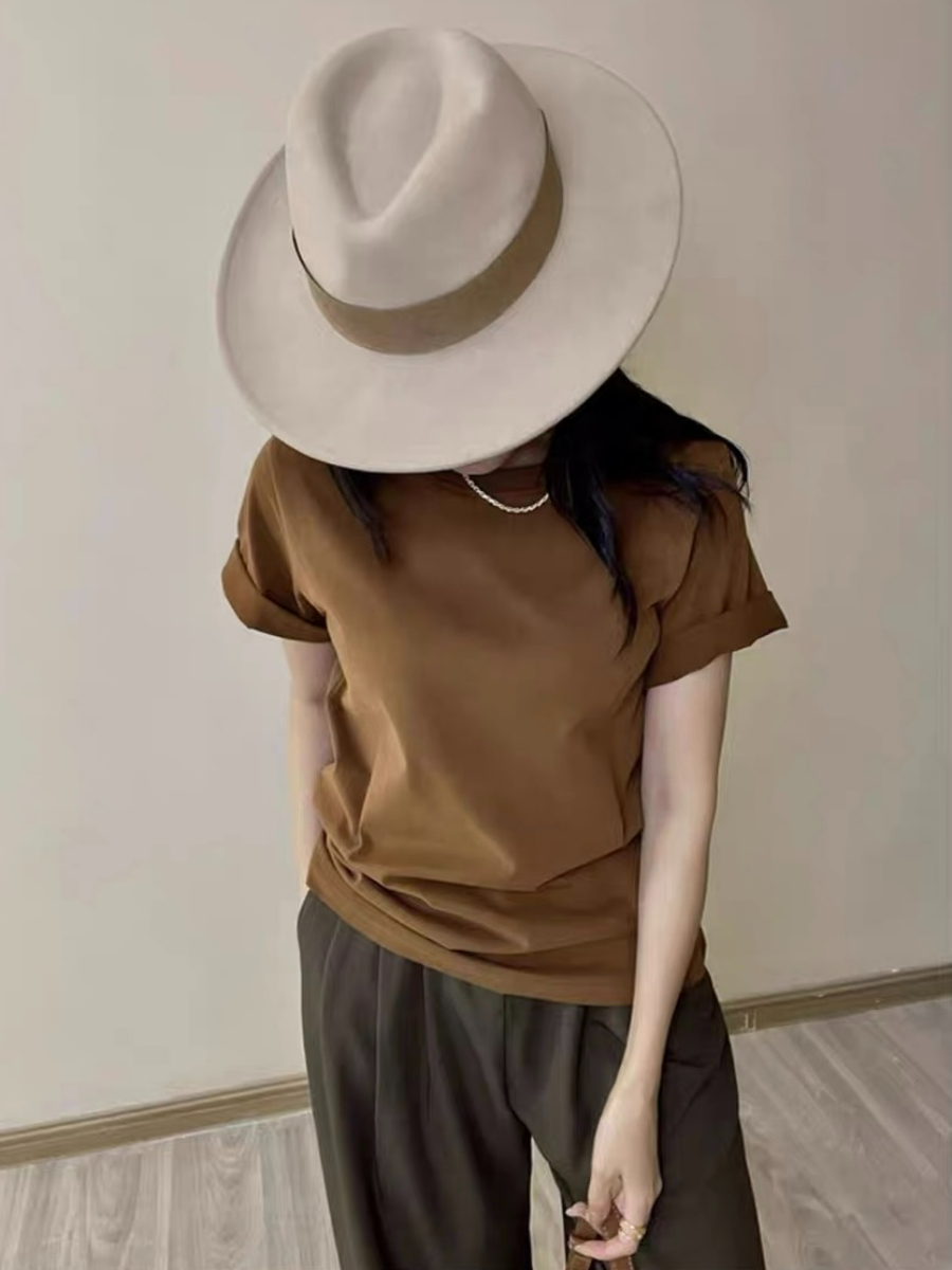 Florence Round Neck Basic Tee