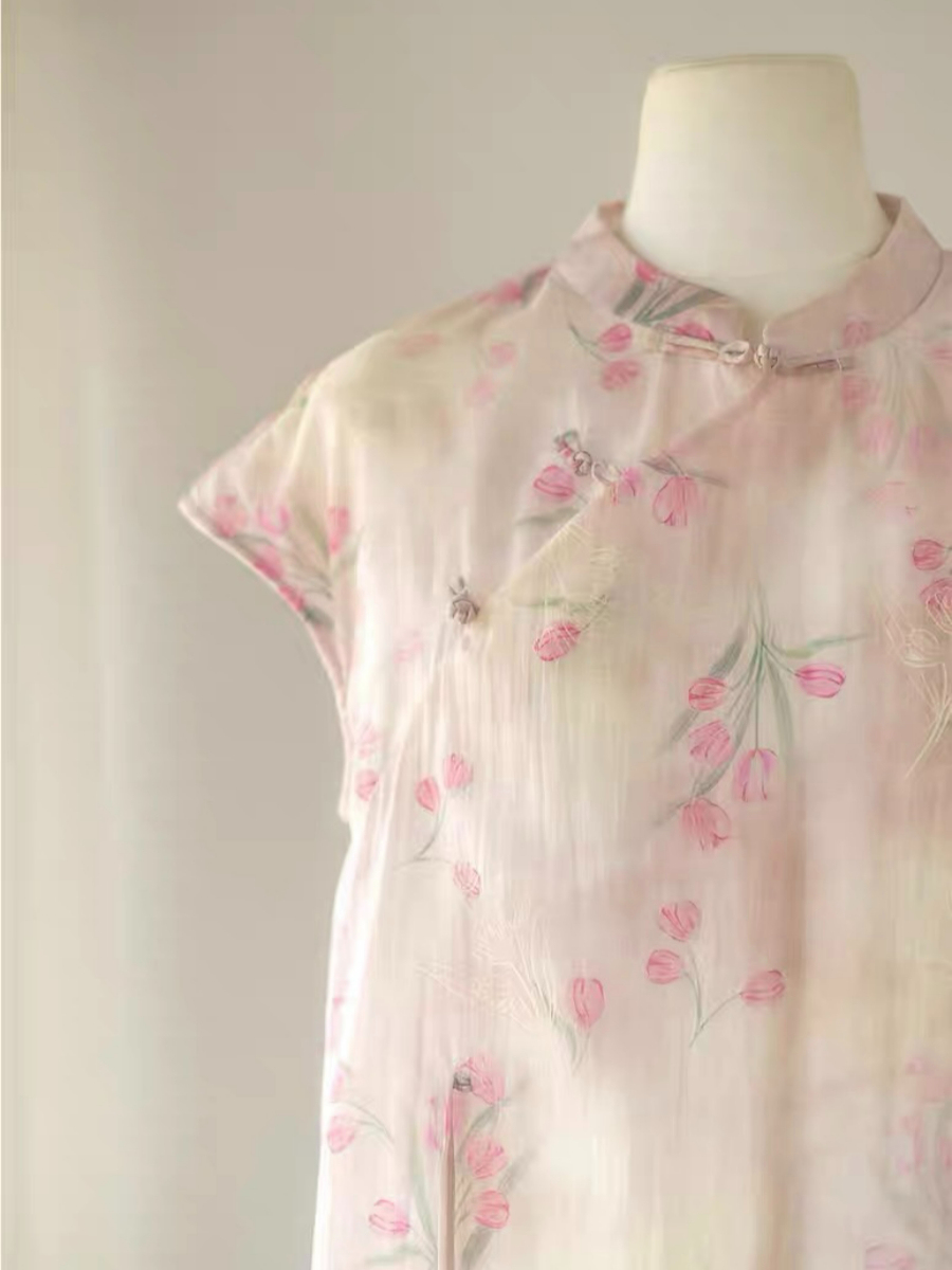 Pan An Floral Oriental Dress