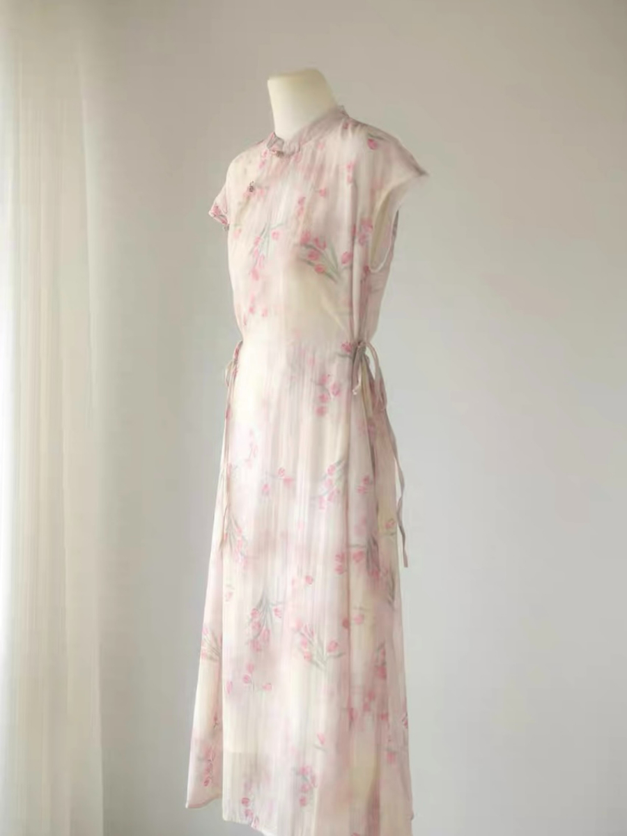 Pan An Floral Oriental Dress