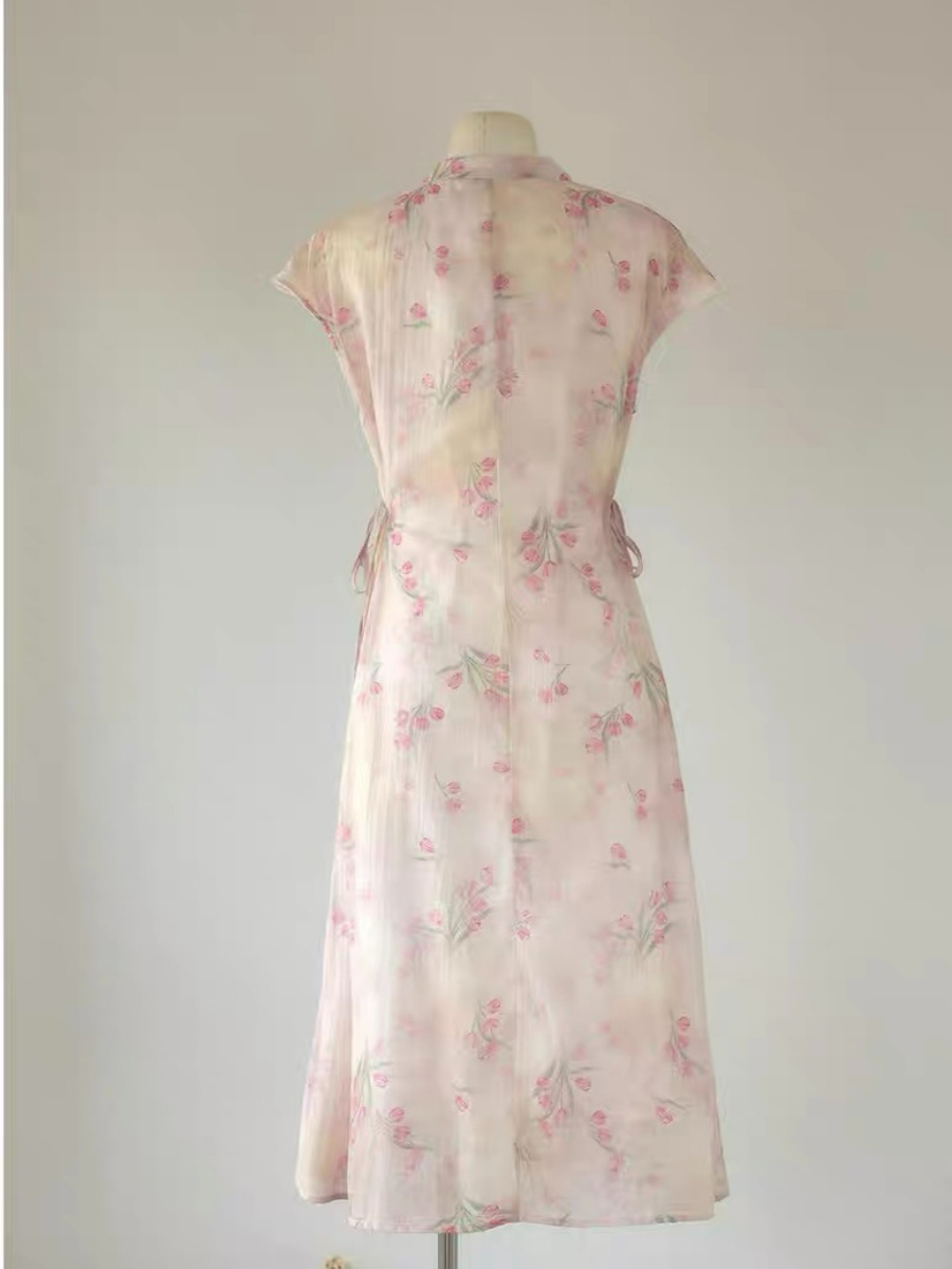 Pan An Floral Oriental Dress