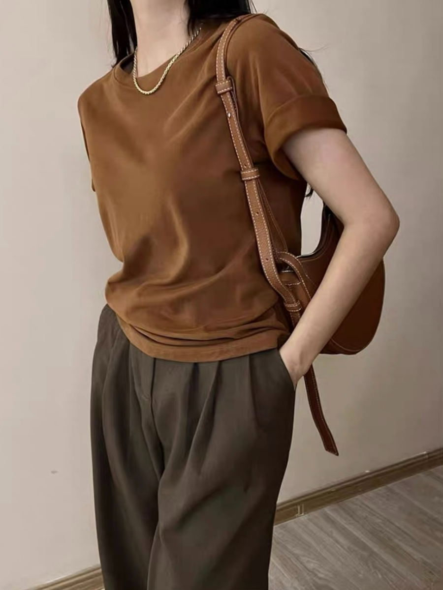 Florence Round Neck Basic Tee