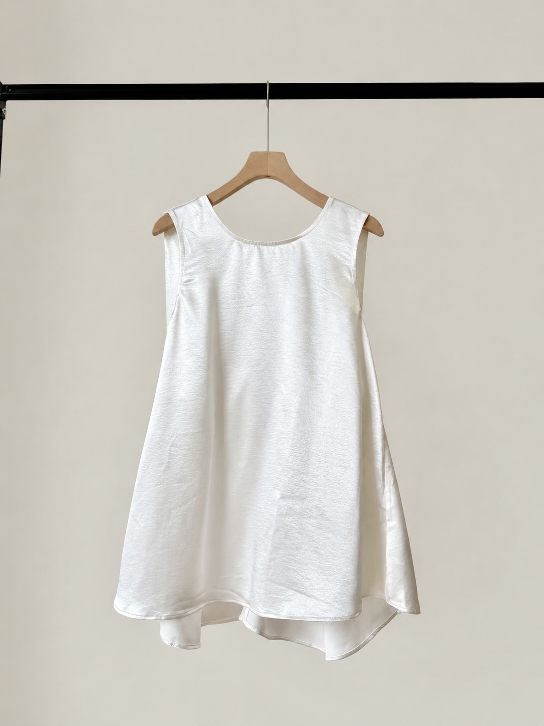 Mandy Back Knot Satin Top