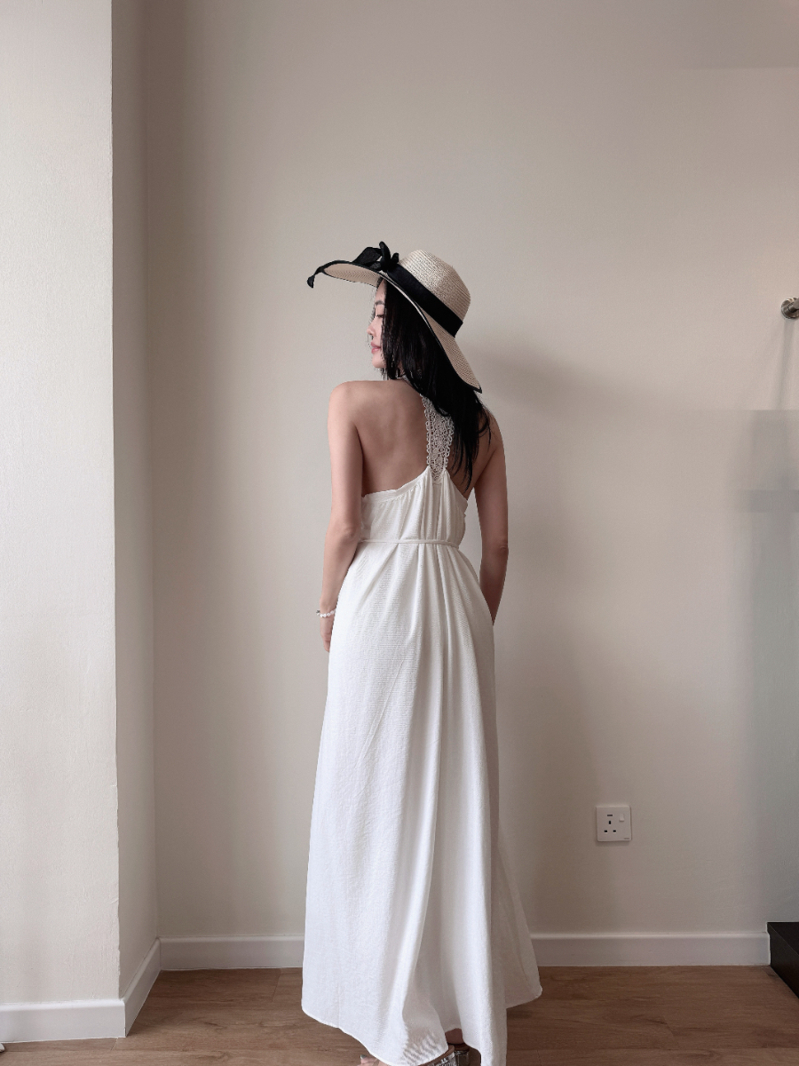 Yohaira Back Lacey Dress